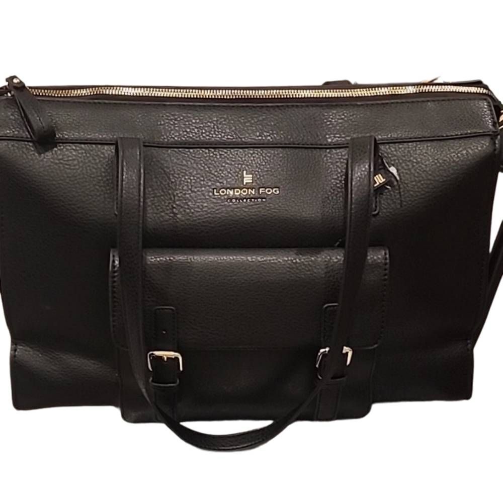 London Fog Lexi Crossbody Bag- Black
